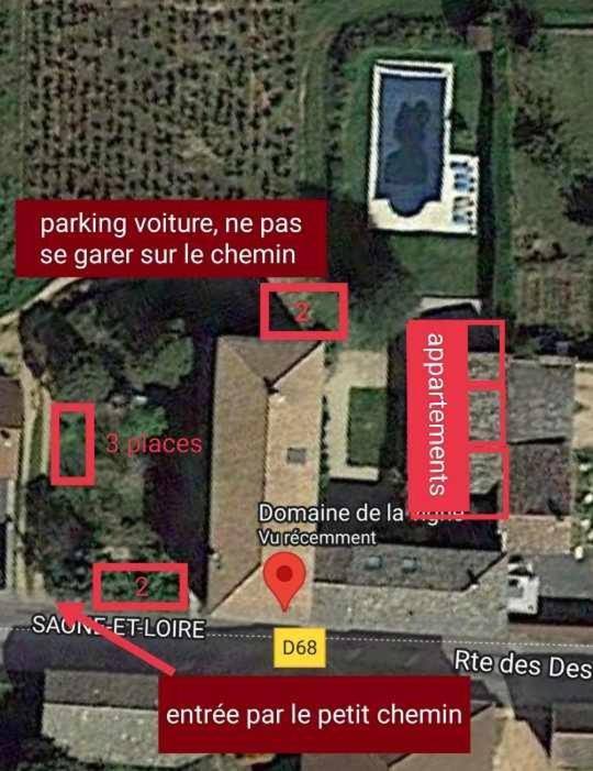 Au Coeur Des Vignes Chenas Du Beaujolais Apartman La Chapelle-de-Guinchay Kültér fotó