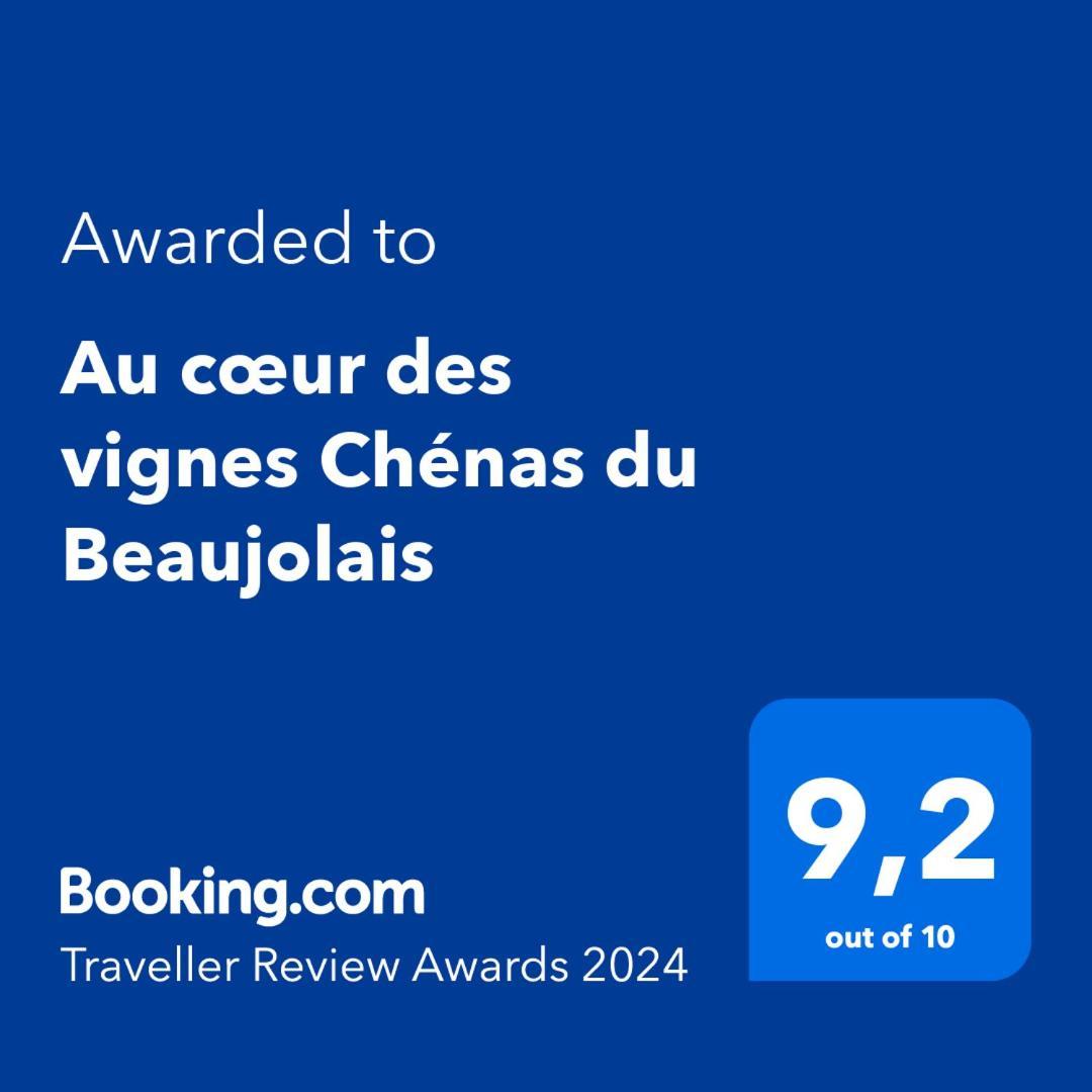 Au Coeur Des Vignes Chenas Du Beaujolais Apartman La Chapelle-de-Guinchay Kültér fotó